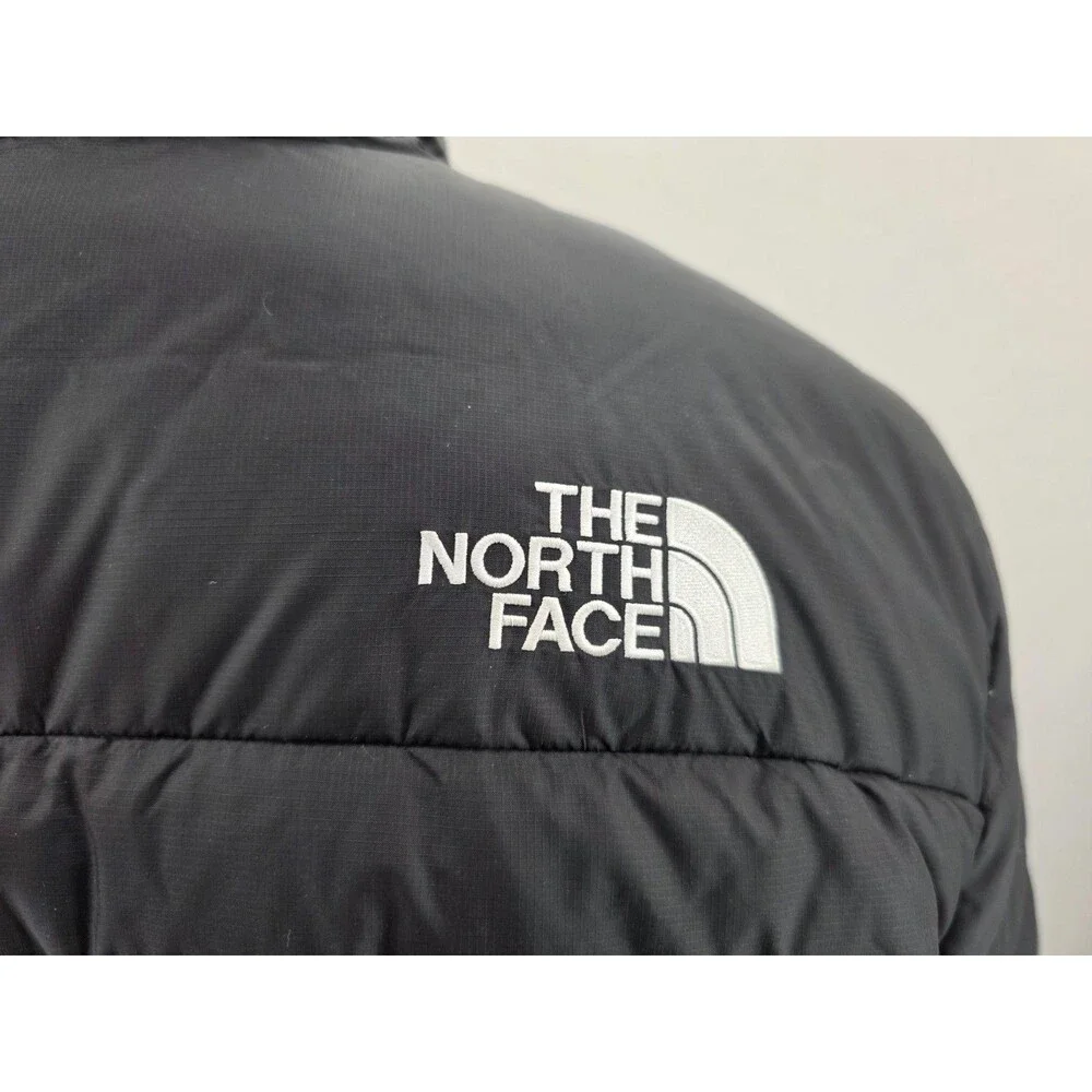 The North Face Puffer Jacket 550 Men's 2XL Black Down Long Sleeve Winter Hiking
